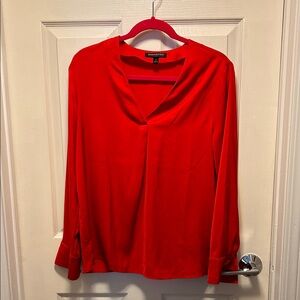 Vivid Red Blouse